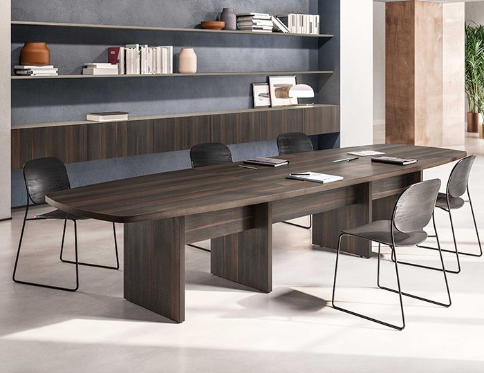 WOODEN SIDE MEETING TABLE